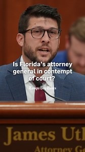 7.2K views · 40 reactions | In April, Florida Attorney General James Uthmeier wrote state law enforcement officials a letter saying that a federal court order didn’t apply to them. In response, a judge said she might have to find Uthmeier in contempt of court. Senior political reporter Kirby Wilson explains the situation. | Tampa Bay Times | Facebook