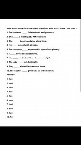 6.5K views · 16 reactions | English grammar worksheet question and answer pdf for students teachers and parents #everyoneシ゚ #highlight #followers #education | Alpha kids :worksheets and activities | Facebook