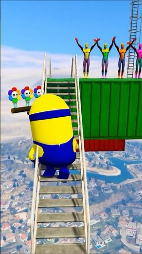 GTA 5 Epic Water Ragdolls Spiderman Jump/Fails Ep 36 #shorts