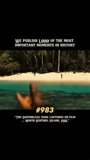 Eventus on Instagram: "In 1981, one of the rarest glimpses of human isolation was recorded: the Sentinelese tribe on North Sentinel Island in the Indian Ocean. This indigenous people have lived completely isolated for thousands of years, resisting contact with the outside world. Photographers and researchers captured images of the tribe from a distance, carefully respecting their privacy and the strict Indian government rules that protect them. The Sentinelese are known for defending their terri