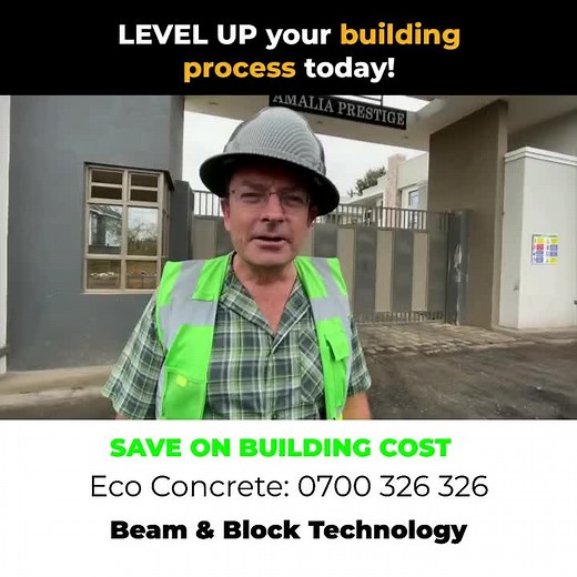 EcoConcrete's Beam & Block Technology for Cost-Effective Construction