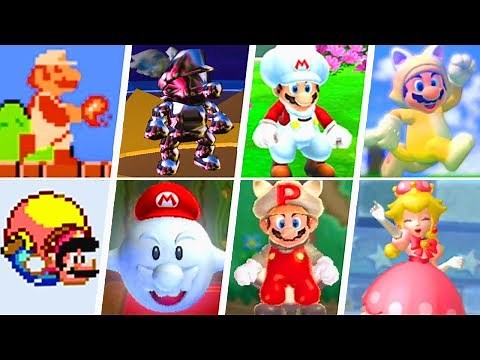 Evolution of Super Mario Power-Ups (1985 - 2019)