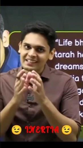 Prashant bhaiya giving the motivation by the help of 😉“INERTIA" 😉#prashantbhaiya #pkbhaiya