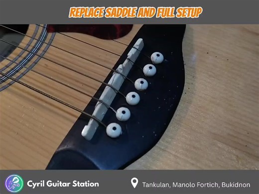 Acoustic Guitar Setup: Bone Nut and Saddle Replacement