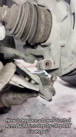 How to Replace a Lower Control Arm Ball Joint: Step-by-Step DIY Car Repair #shorts #mechanic
