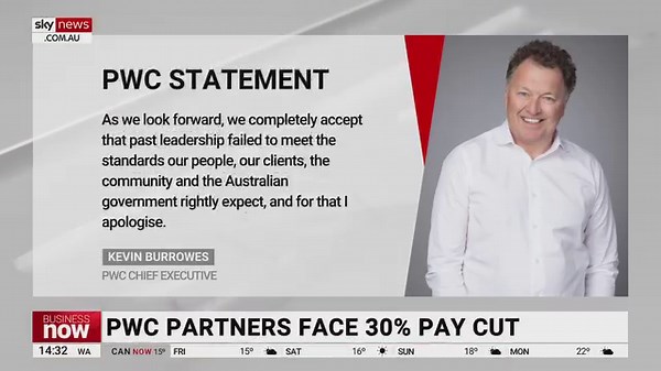 Australian partners at accounting firm PricewaterhouseCoopers are facing a 30 per cent pay cut in the current financial year as the firm warns that the ongoing reputational challenges from the tax scandal will weigh on its future profits. Watch the full episode at www.skynews.com.au/flash | Sky News Australia