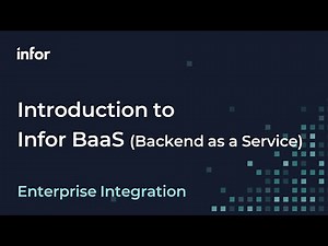 Microservices Simplified with Infor BaaS (Backend as a Service)