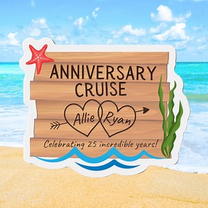 Anniversary Cruise Magnet Personalized Cruise Magnets for Stateroom Door Cruise Door Decorations Cruise Door Banner 50th Anniversary Cruise - Etsy