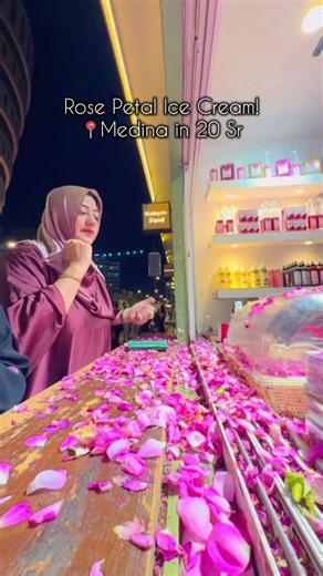 Delicious Rose Ice Cream in Madina