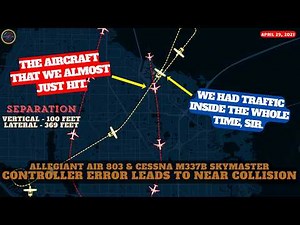NTSB BLAMES CONTROLLER After Allegiant Jet Nearly Hits Cessna on Takeoff — 100 Feet From Disaster
