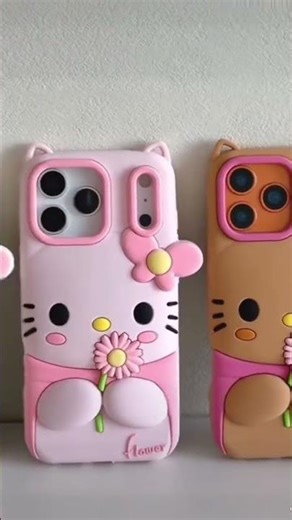 Adorable 3D Hello Kitty Phone Cases #HelloKitty #Kawaii #PhoneCase #CuteTech #Aesthetic #sanrio
