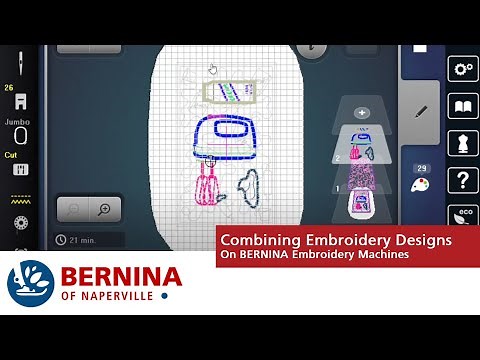 Combining Embroidery Designs on BERNINAs