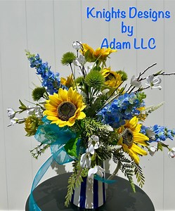 Sunflower Centerpiece, Sunflowers, Sunflower Decor, Home Decor, Table Decor, Centerpiece, Summer, Summer Decor, Summer Centerpiece - Etsy