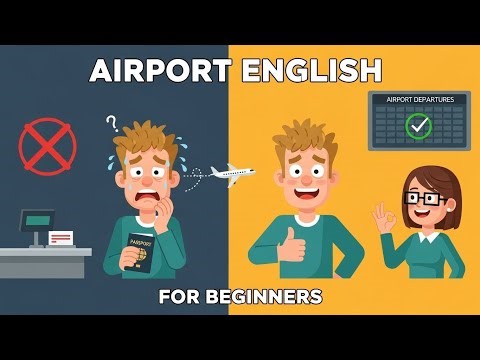 Learn English Conversation at the Airport | Easy Conversation Practice for Beginners