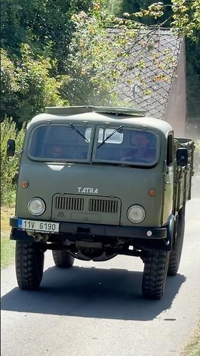 Tatra 805 sound - Sraz vojenské techniky Oslí 2024 #tatra #v8engine #rawsound #truck #militarytruck