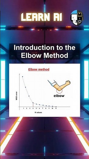 Introduction to the Elbow Method #ai #artificialintelligence #machinelearning #aiagent #Introduction