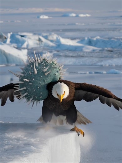 Wings of Hope: Squirrel Saves Bald Eagle in the Arctic