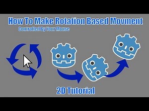 How To Make Mouse Rotation Based Player Movement | Godot Tutorial by A Noob