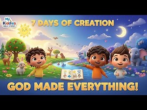 God Made Everything! The 7 Days of Creation | Bible Story for Kids (Genesis 1)