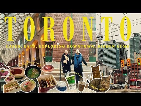Toronto Travel Vlog 2025 🇨🇦🧡🐻| Cozy Winter Cafes, Best Food Spots & Hidden Gems in Downtown Toronto