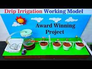drip irrigation working model for science exhibition - diy - diypandit | DIY pandit