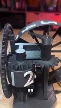 Futuristic Mechanical Clock ⏱️ | Cool Gadget with Satisfying Gear Movement