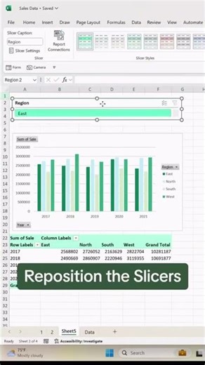 How to create interactive chart? #excel #exceltips #exceltricks #microsoftexcel #spreadsheetmagic