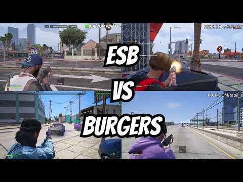 ESB vs Burgers 2nd Fight (Multi Pov) Prodigy RP