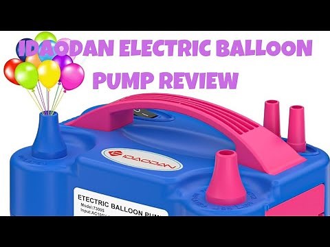 Awesome balloon inflator - IDAODAN Dual Nozzle 600W Electric Balloon Pump - Review / Quick Overview