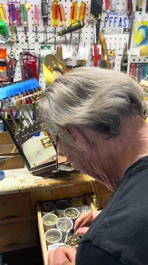 I love my husbands drawers...lol! #clockmaker #clockrepair #antiqueclocks