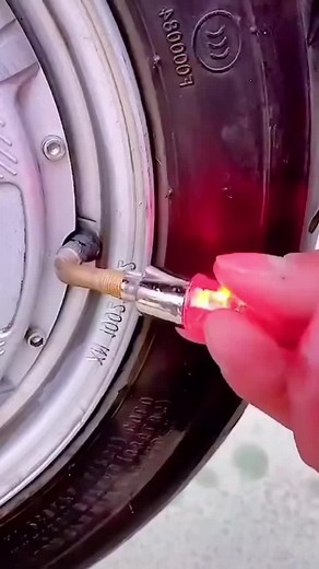 Car Wheel LED Light Tire Valve Caps - Decorative Neon Lamp for Motorcycle and Bike