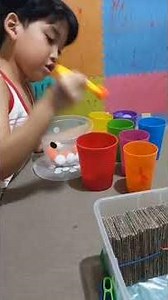 Tweezers & Color sorting for children with autism