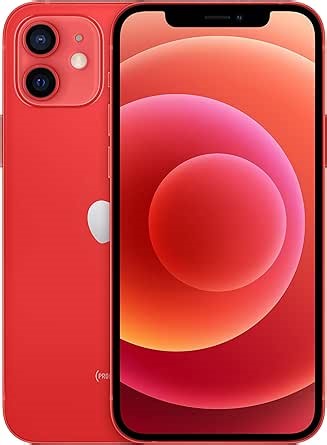 Apple iPhone 12 (128GB, (Product) RED) [Locked] + Carrier Subscription