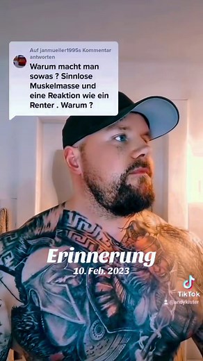 #erinnerung #reaktion #sinnlos #muskel #masse