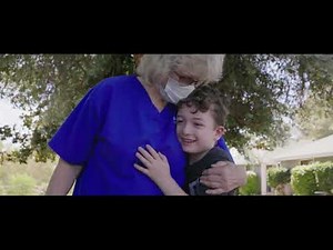 Caring nurse helps her patients understand and cope with their illness.