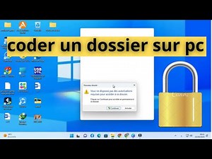 How to lock a folder on a PC