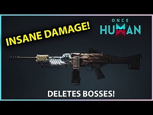Once Human | Predator MG4 Fast Gunner Build | Insane LMG Damage