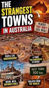 The Strangest Towns in Australia #australia #facts #canada #japan #history #australialove