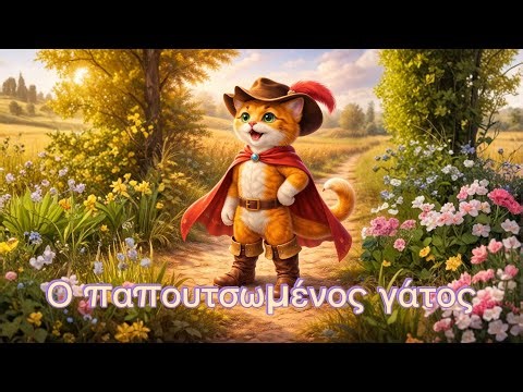 Αφήγηση του παραμυθιού Ο Παπουτσωμένος Γάτος, κλασσικά παραμύθια των αδερφών Γκριμ