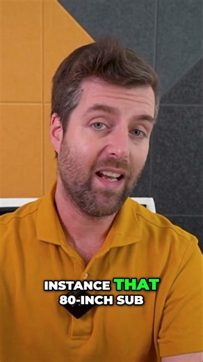 Big Bass: Why Larger Subwoofer Drivers Matter #shorts