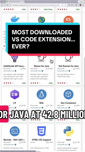 Discover the Most Downloaded VS Code Extension Ever