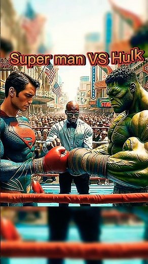 Hulk Vs Super Man Fight #Hulk #superman
