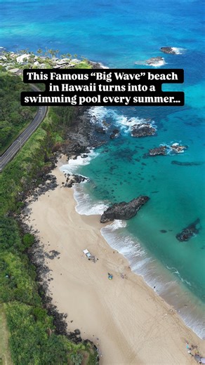 📍 WAIMEA BAY, OʻAHU 🌊 Legendary surf spot in the winter…legendary swimming spot in the summer ✨ Why everyone loves it: • Massive winter waves 🌊 (pro surf spot) • Crystal-clear, calm water in summer • Cliff jumping golden sand • Unreal North Shore sunsets ⚠️ Know before you go: ✔️ Winter = watch the waves, don’t mess with them ✔️ Summer = one of the best swim spots on Oʻahu ✔️ Parking fills fast — go early 🔖 Save this for your Oʻahu trip 👉 Follow for more Hawaii travel gems & beach inspo | H