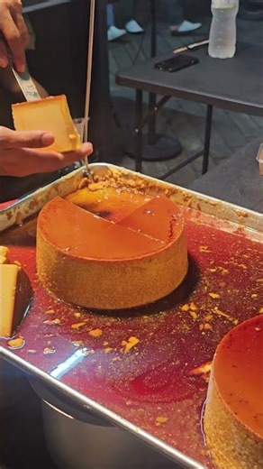cheese cake cutting skills