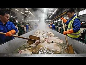 Inside the Zebra Leather Factory Full Process From Zebra Skin to High End Luxury Jackets