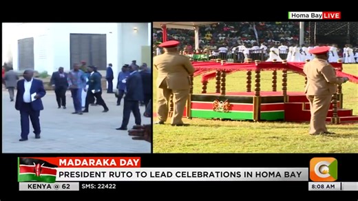 Kenyans flock Raila Odinga stadium in Homa Bay for 62nd Madaraka Day celebrations #MadarakaDay2025 | Citizen TV Kenya