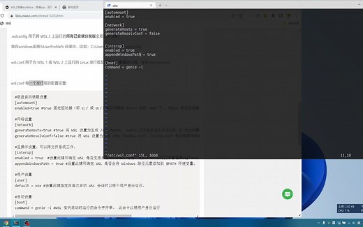 WSL2 linux子系统的一些高级设置配置