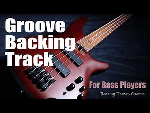 Groove Backing Track For Bass * ONLY DRUMS & PERCUSSION*