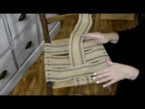 DIY: How to Restore and Restrap an Antique Chair