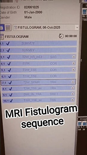 MRI Fistulogram sequence ! MRI Philips Fistulogram sequence